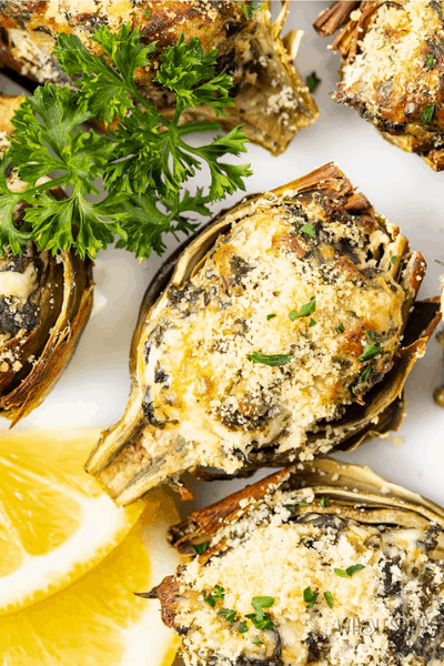 air fryer stuffed artichokes