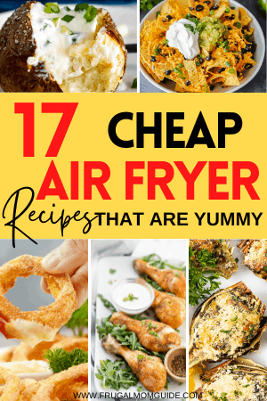 cheap air fryer recipes pin