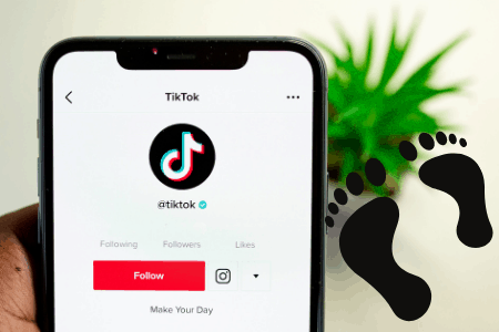 how to sell feet pictures - tiktok on phone screen