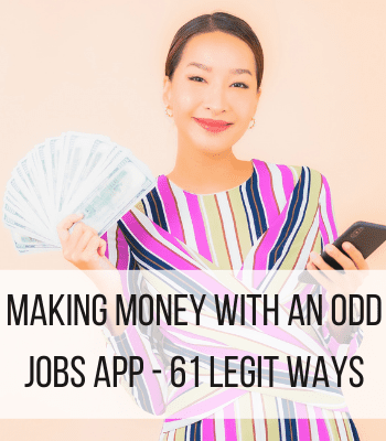 Making Money with an odd jobs app - 61 legit ways feature image