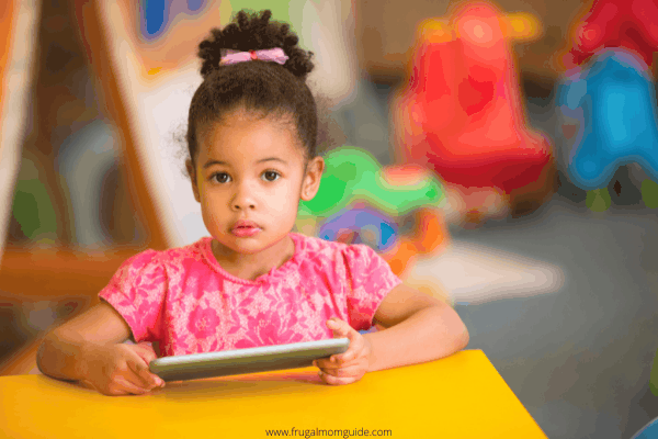 free books by mail - little girl with tablet