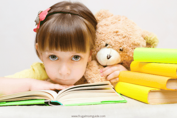 free books delivered by mail - girl with book