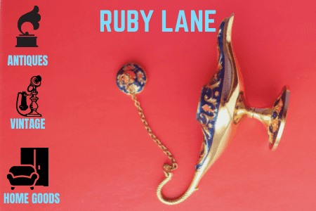 Ruby Lane - where can I sell my stuff online for free - vintage lamp