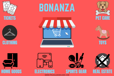 items available on bonanza - websites to sell items for free