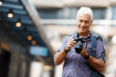 best jobs for retirees - man with a camera