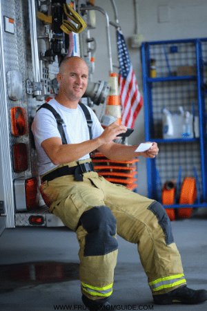 can someone else deposit a check for me - fireman taking a picture of a check