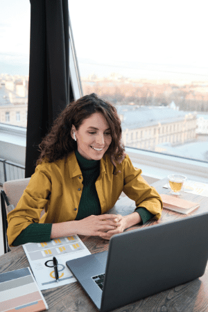 woman in paid remote focus groups