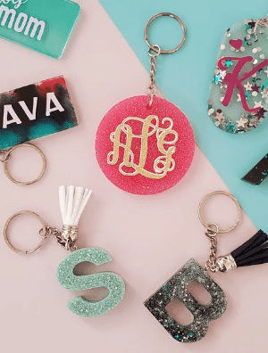 resin crafts to sell - keychain