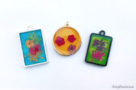 resin crafts to sell - pendants