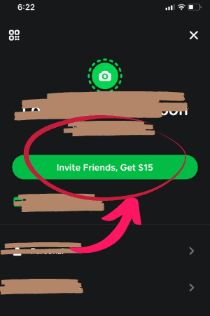 cash app invitation bonus screenshot