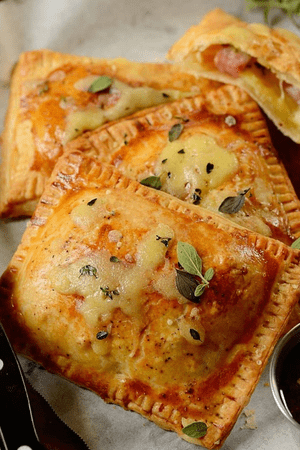 broccoli, ham and cheese pop tarts