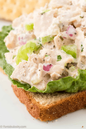 cheap school lunches - tuna salad sandwich