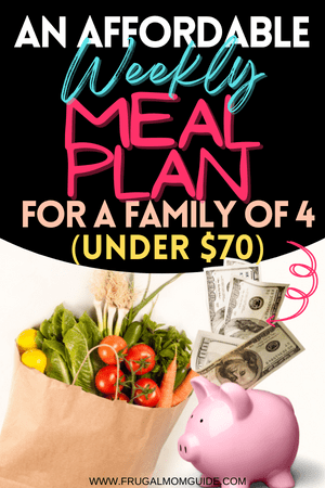 affordable walmart meal plan