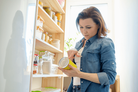 woman in pantry