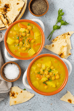 chickpea curry soup