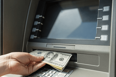 cash withdrawal at atm