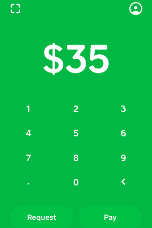 cash app screenshop