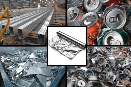 examples of aluminum items at scrap yards near me