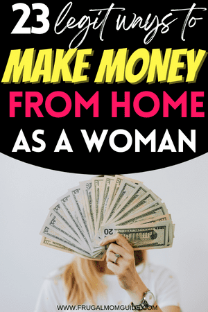 how to make money from home as a woman pin