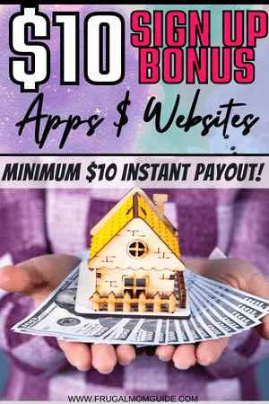 $10 sign up bonus pin