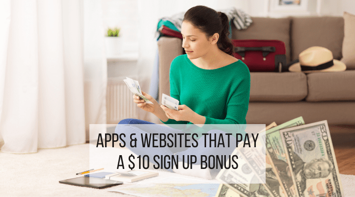 free $10 sign up bonus feature
