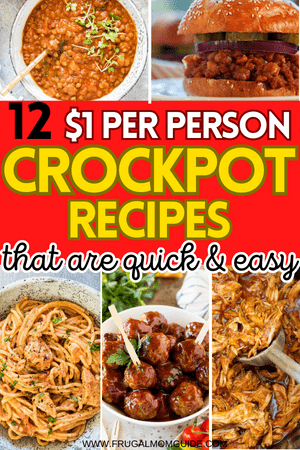 cheap crockpot recipes pin