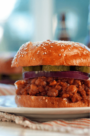 vegan sloppy joes - cheap crockpot meals