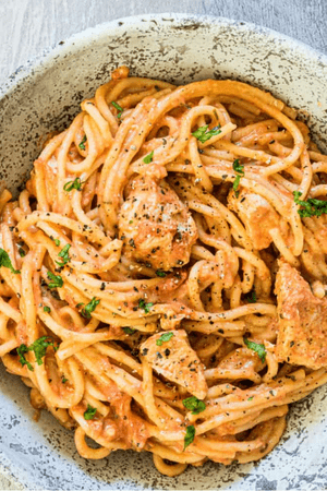 Chicken Spaghetti - Budget Crockpot Meal