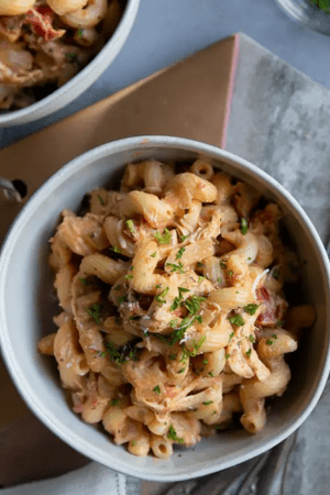 cheap slow cooker meals - chicken pasta