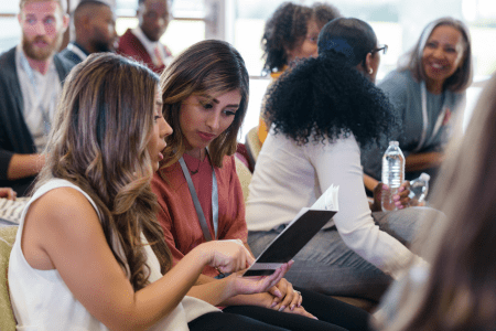 persons at an association conference