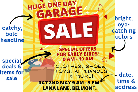 Best Examples of Garage Sale Ads + Free Tips to Make Money