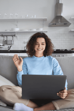 woman taking the 15 day challenge affiliate marketing