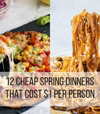cheap spring dinners feature image