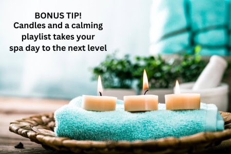 candles for at home spa day ideas for pampering yourself