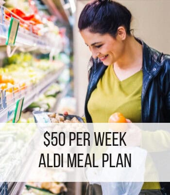 budget aldi meal plan feature image