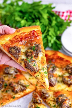 meatball pizza
