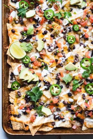 oven baked nachos