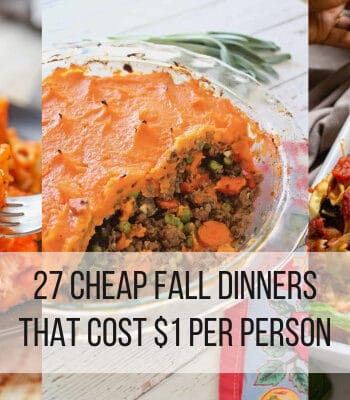 cheap fall dinners feature