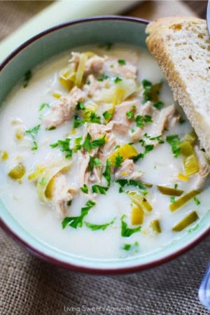 cream of chicken and leek soup