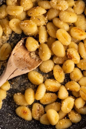 crispy pan fried gnocchi