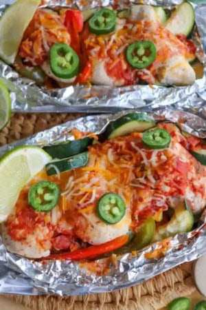 salsa chicken foil pack