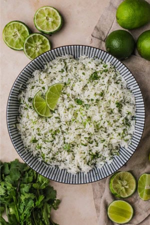 cilantro lime rice - dirt cheap meals
