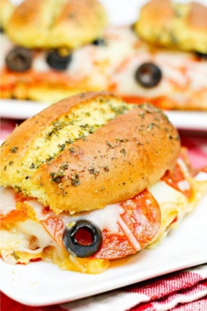 pizza sliders - dirt cheap meals