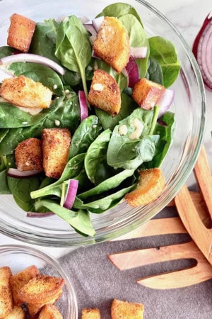 simple spinach salad