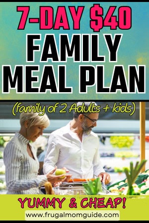 cheap meal plan for 2 - pin