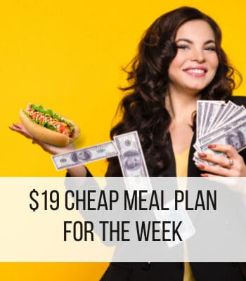 cheap meal plan for the week - featured image