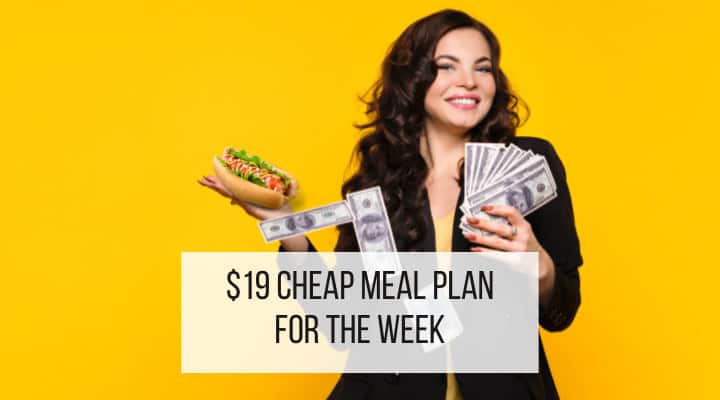 cheap meal plan for the week - featured image