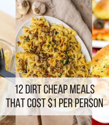 dirt cheap meals feature image