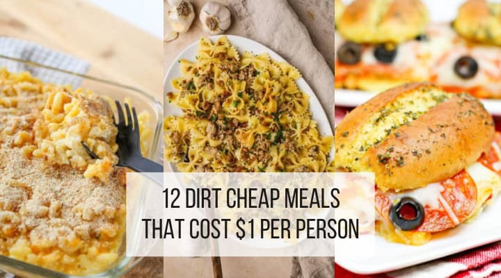dirt cheap meals feature image