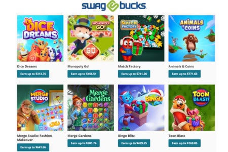 Swagbucks popular games to play for money on pc